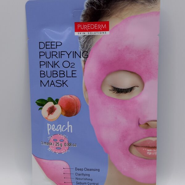 Deep Purifying Pink O2 Bubble Mask(Peach)