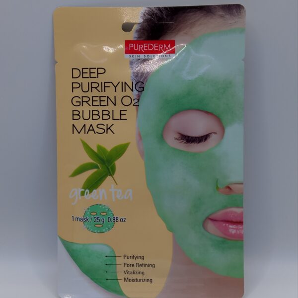 Deep Purifying Green O2 Bubble Mask(Green Tea)