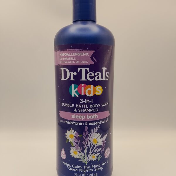 Dr Teal's Kids 3in1(bubble bath,body wash, shampoo)