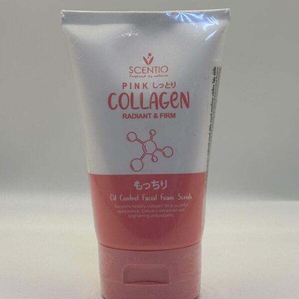 Pink Collagen Radiant & Firm(Oil Control Facial Foam Scrub)