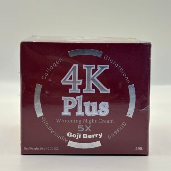 4K Plus(Whitening Night Cream 5X Goji Berry)