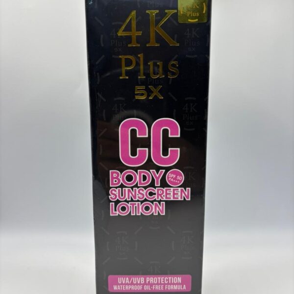 4k Plus 5X CC Body Sunscreen Lotion