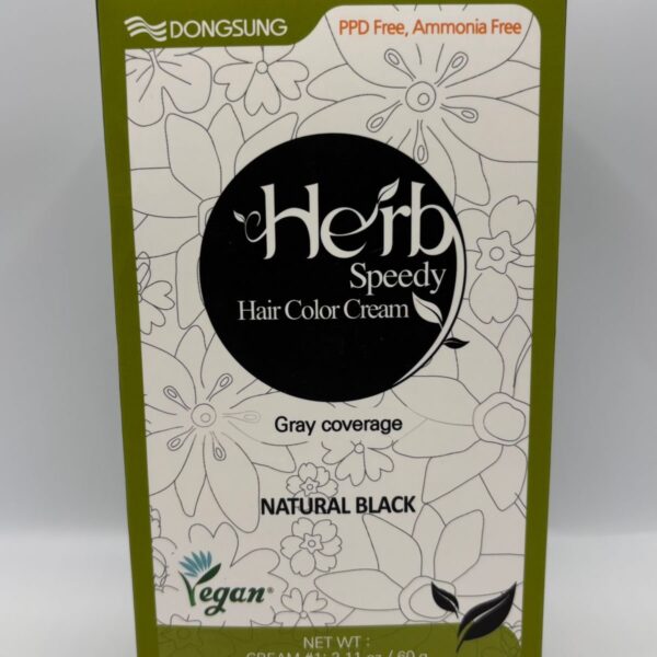 Herb Speedy Hair Color Cream( Natural Black)