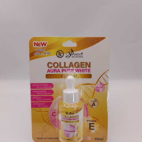 Collagen Aura Pure White Serum 40ml (Perfect Skin Lady White)