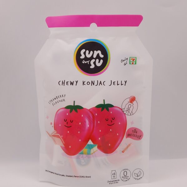 Chewy Konjak Jelly 96grams(Strawberry Flavor)