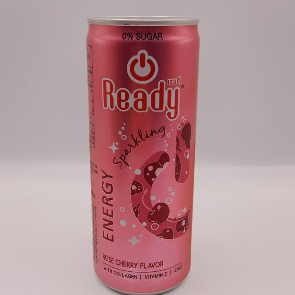 Ready Sparkling Energy Drink 250ml(Rose Cherry Flavor)