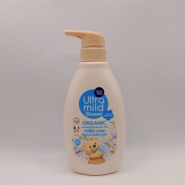 Ultra Mild By Babi Mild Organic Moisturizing Shower Milk(Milky Way 380ml)
