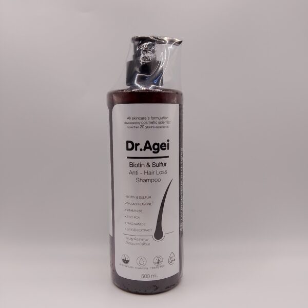 Dr. Agei (Biotin & Sulfur Anti -Hair Loss Shampoo 500ml)