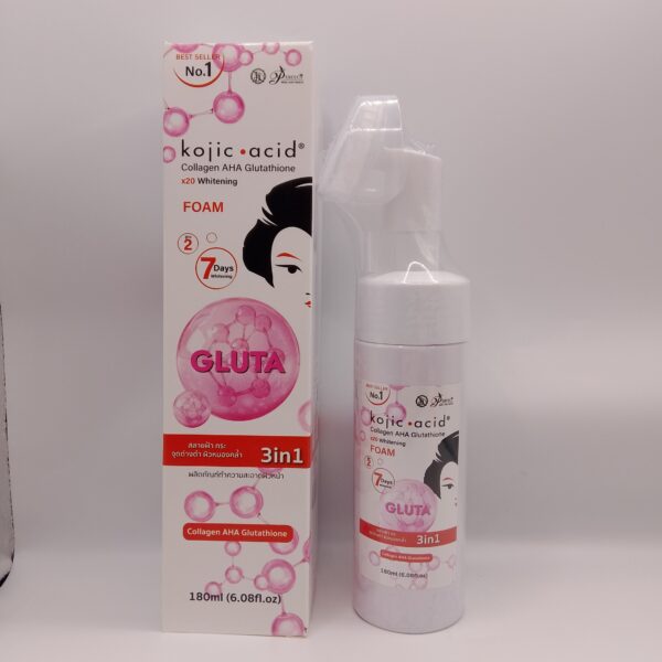 Kojic Acid Foam (Collagen AHA Glutathione)