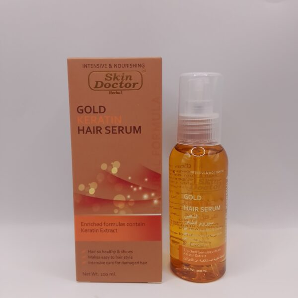 Gold Keratin Hair Serum (100ml)