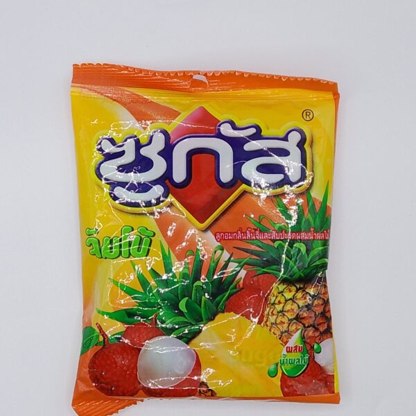 Sugus Jumbo(Lychee and Pineapple Flavoured Chewy Candy with Fruit Juice 45g)