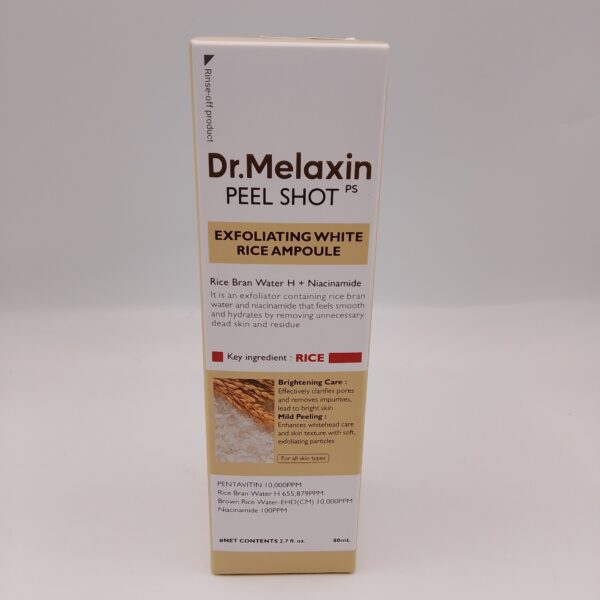 Dr.Melaxin Peel Shot(Exfoliating White Rice Ampoule)80ml