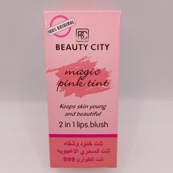 Beauty City( Magic Pink Tint 2 in 1 Lips Blush )60ml