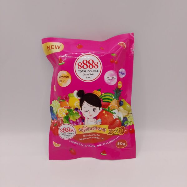 8888 Total Double Gluta Skin Soap(80g)