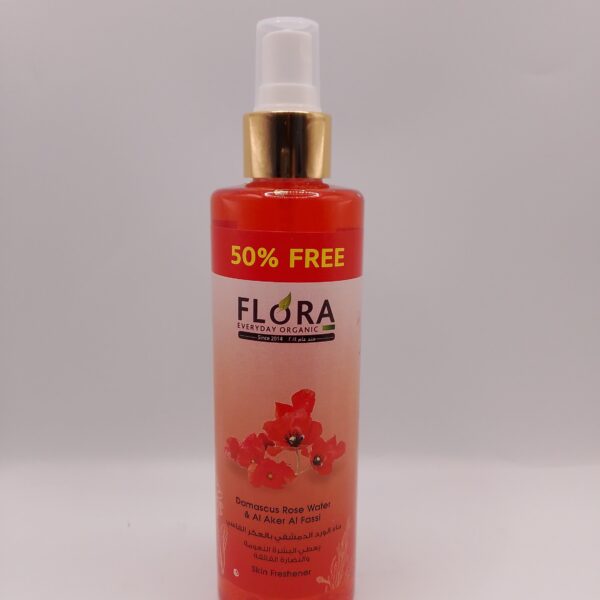 Flora (Damascus Rose Water & Al Aker Al Fassi)250ml