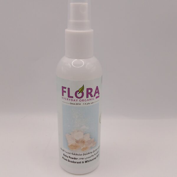 Flora Baby Powder Alum Deodorant & Whitening Skin(100ml)
