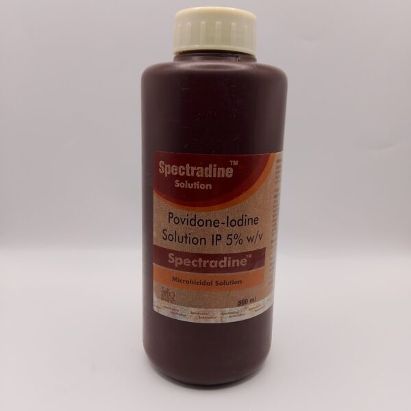 Spectradine Solution(Povidone- Iodine Solution IP 5 % w/v) 500 ml