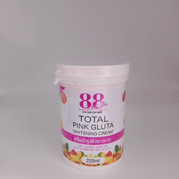 88 Total Pink Gluta Whitening Cream(220ml)