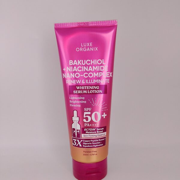 Luxe Organix(Bakuchiol+Niacinamide Nano -Complex Renew & Illuminate )200ml