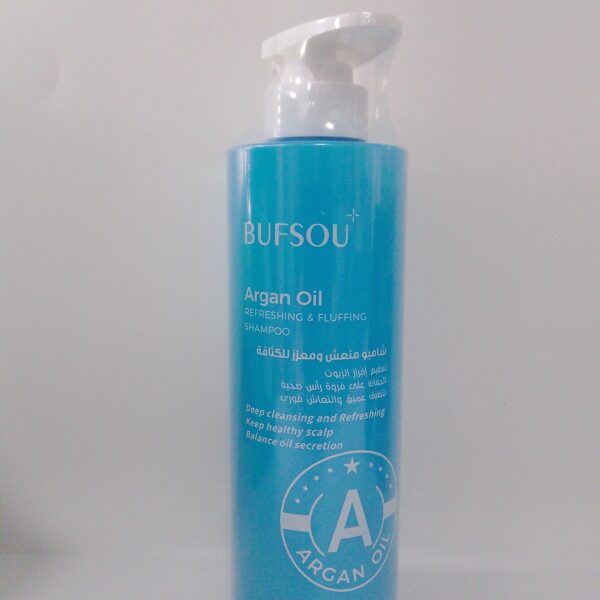 Bufsou Argan Oil (Refreshing &Fluffing Shampoo)475ml