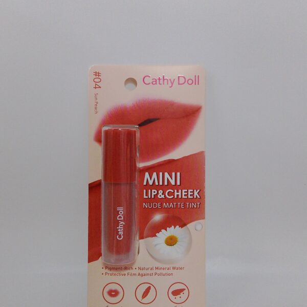 Mini  Lip&Cheek  Nude Matte Tint (#04 Sun Peach )