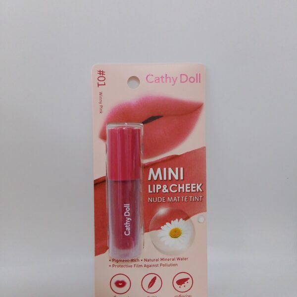 Mini Lip & Cheek  Nude Matte Tint(#01 Winny Pink)