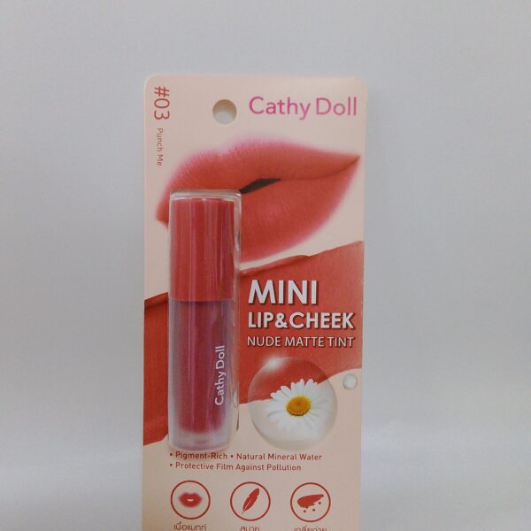 Mini Lip & Cheek Nude Matte Tint (#03 Punch Me)