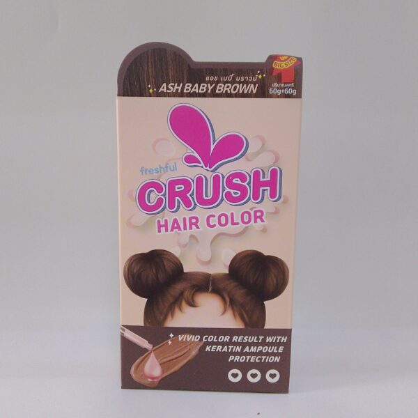 Freshful Crush Hair Color(Ash Baby  Brown)