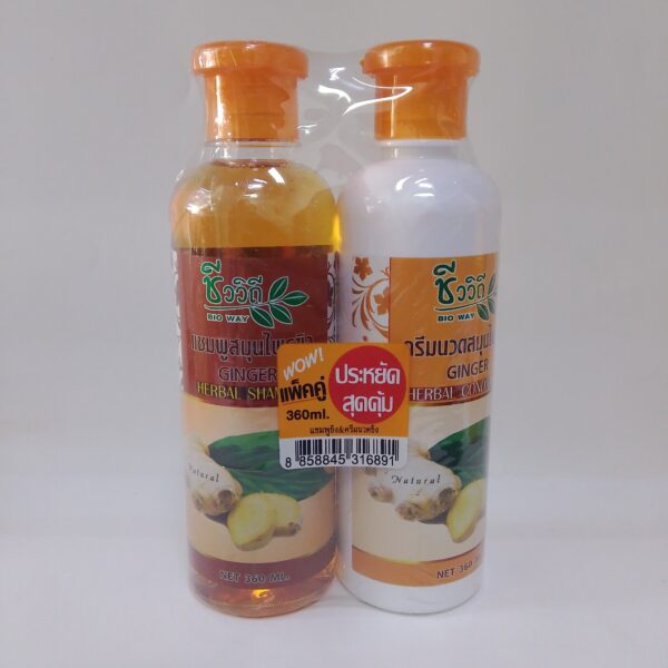 Ginger Shampoo & Ginger Conditioner