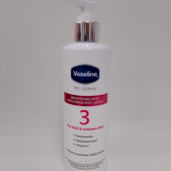 Vaseline Pro Derma(Brightening with Niacinamide Body Lotion)250ml