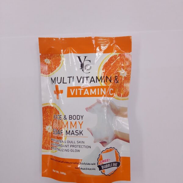Multi Vitamin & + Vitamin C(Face & Body Gummy Soap Mask)100g