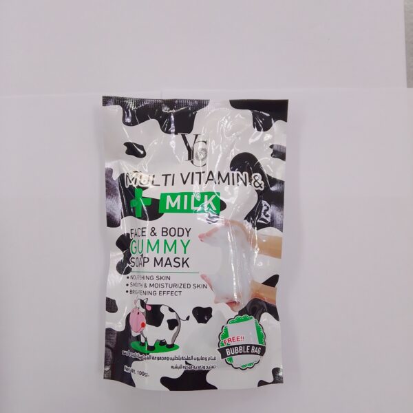 Multi Vitamin & +Milk( Face & Gummy Soap Mask)100g