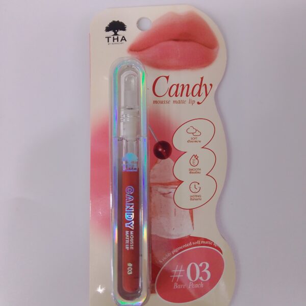 Candy Mousse Matte Lip(#3Bare Peach)