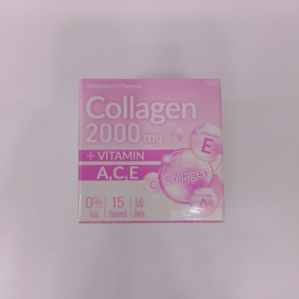Collagen 2000mg Vitamin ACE(Strawberry Flavour)