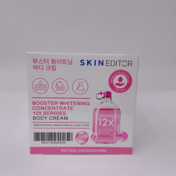 Skin Editor(Booster Whitening Concentrate 12X Berries Body Cream)200ml