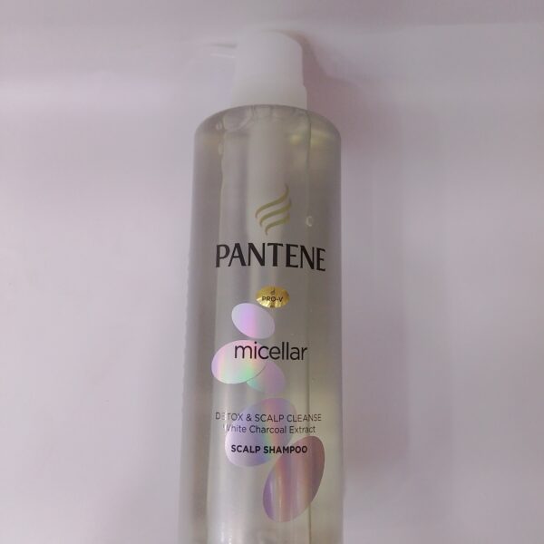 Pantene Micellar Detox & Scalp Cleanse White Charcoal Extract Shampoo
