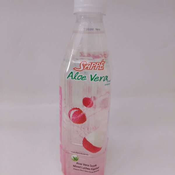 Sappe Aloe Vera(Aloe Vera Drink Mixed Lychee Flavour)365ml