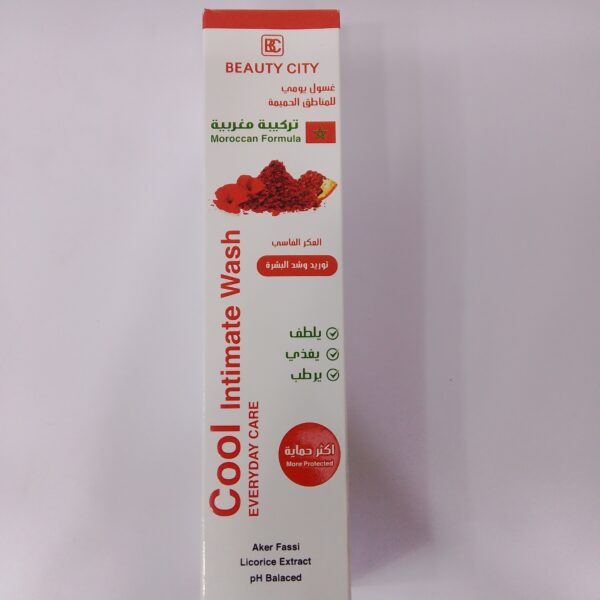 Beauty City Cool intimate wash  (Aker Fassi Licorice Extract pH Balanced)200ml