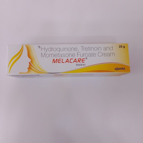 Melacare (Hydroquinone,Tretinoin and Mometasone Furoate Cream)