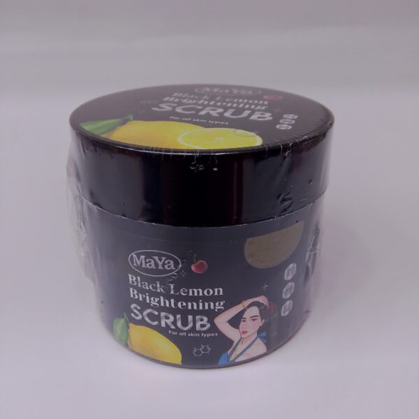 Maya( Black Lemon Brightening Scrub)