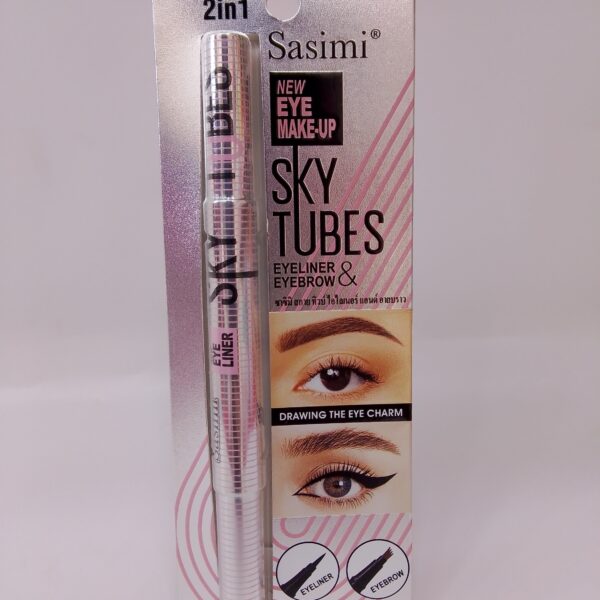 Sky Tubes Eyeliner and Eyebrow (Sasimi 2in1)