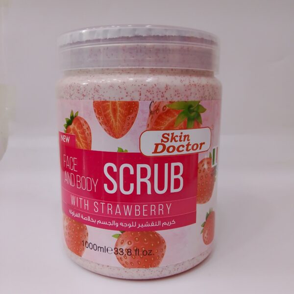 Face and Body Scrub with Strawberry(1000ml)